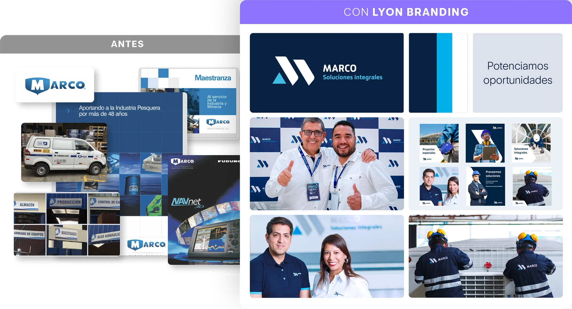 Lyon Agencia de Branding - Proyecto Marco Peruana