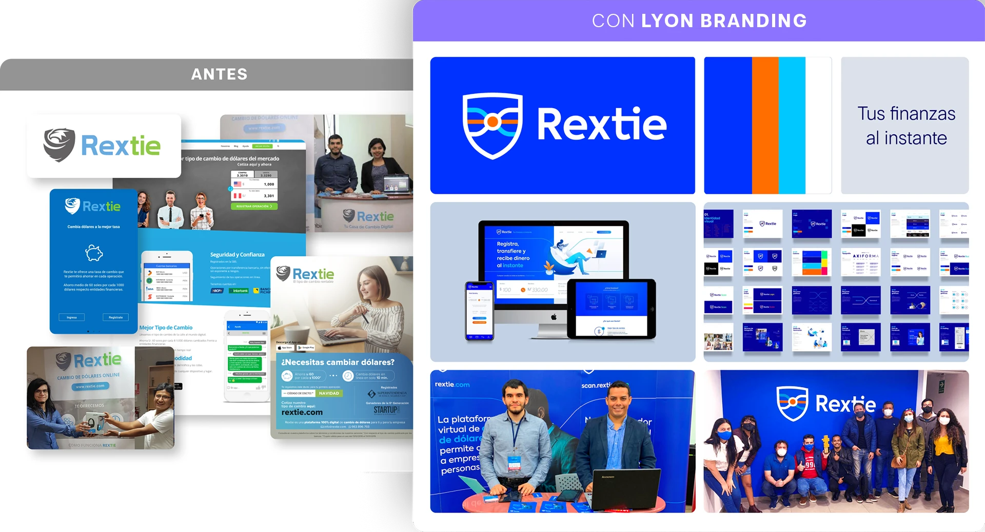 Lyon Agencia de Branding - Proyecto Rextie
